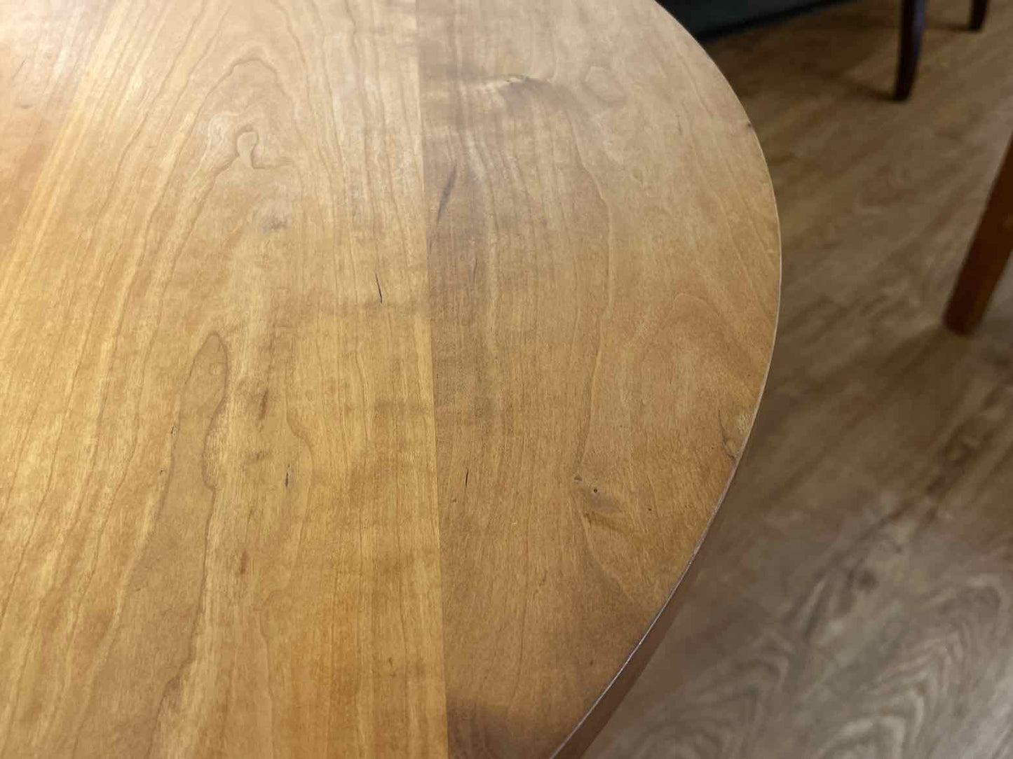 Round Cherry Pedestal Dining Table