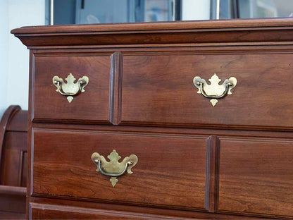 Jamestown Sterling Cherry 5 Drawer Chest on Chest