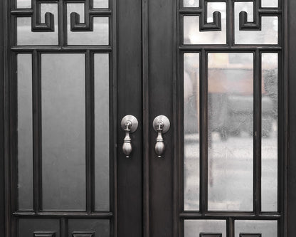 Smokey Gray Mirrored Sideboard
