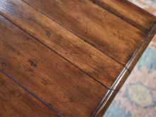 Jacobean Elm Twist Leg Dining Table with Drop Leaves