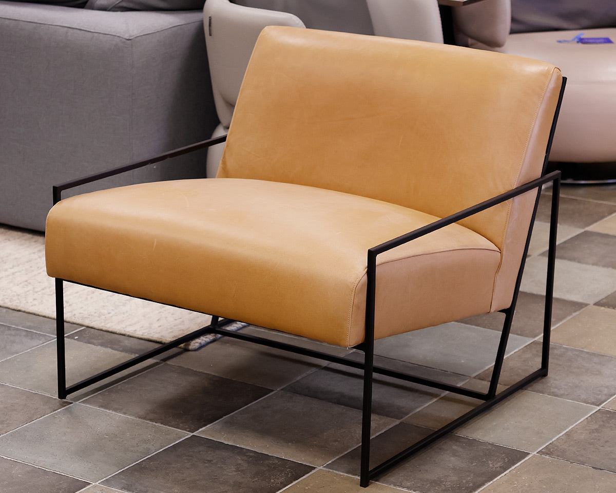 Pair of Leather Maiden Home Chairs