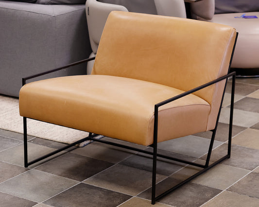 Pair of Leather Maiden Home Chairs