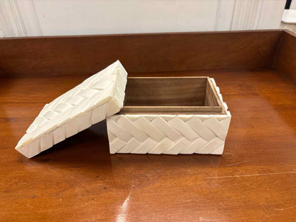 Small Decorative Box in Bone