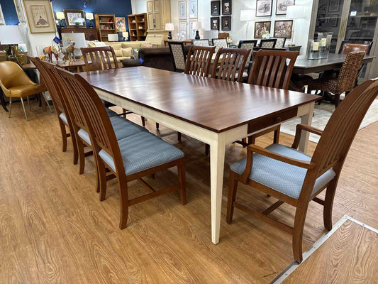 Ethan Allen Dual Tone Table & Chair Set