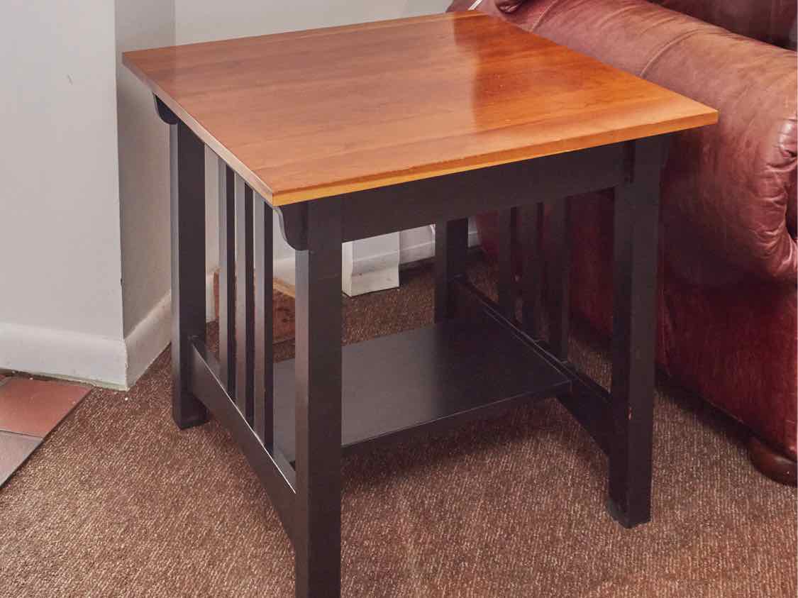 Thomasville Cherry Top Mission Style Side Tables