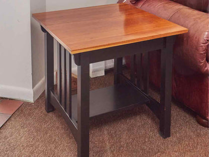 Thomasville Cherry Top Mission Style Side Tables