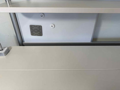 Moll 'Champion' Adjustable Height Desk With Flex Deck Extension