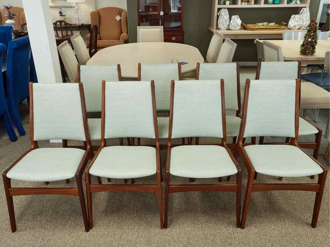 Set of Vintage MCM Walnut Dining Chairs