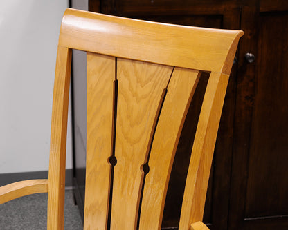 Set of 6 Kincaid Blonde Wooden Dining Chairs
