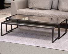 Set of 2 Restoration Hardware Astor Nested Cocktail Tables