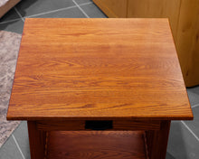 Arts + Crafts Oak Side Table