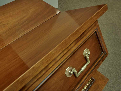 Hollywood Regency Mahogany Accent Chest