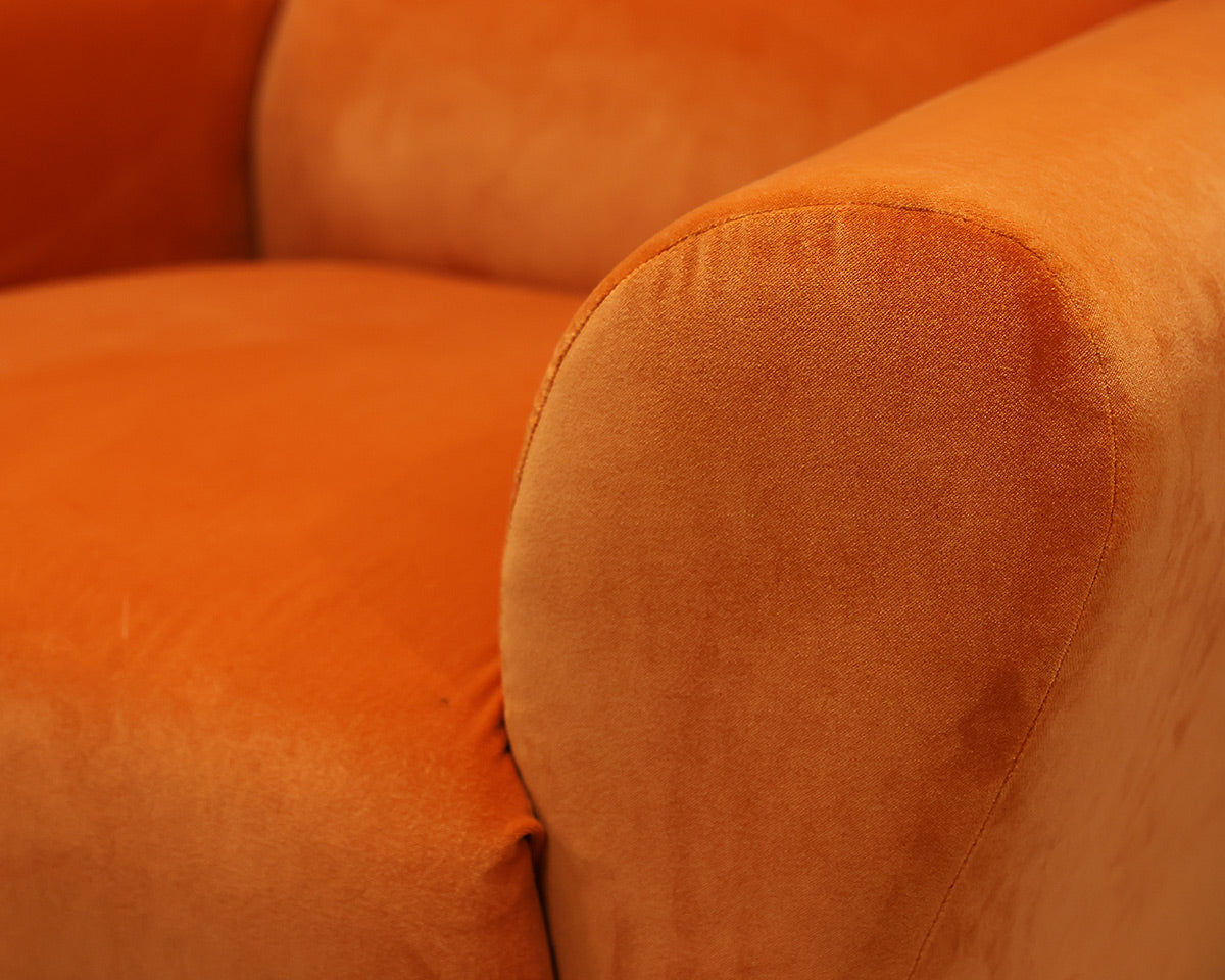 Carmenes Orange Accent Chair