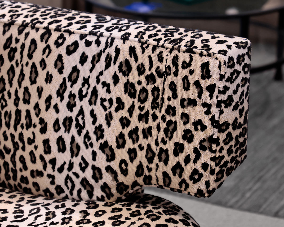 Animal Print Settee
