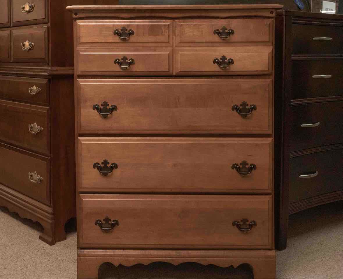 Maple 4 Drawer Chest