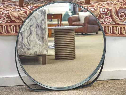 Round Mirror in Gray