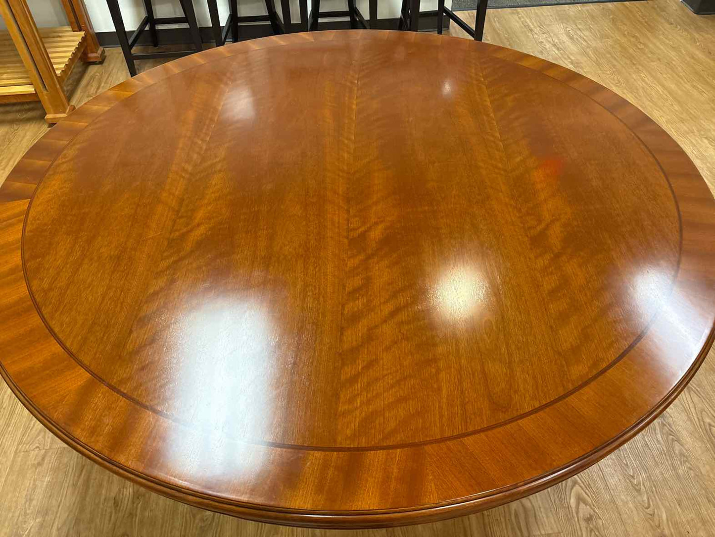 Mahogany Round Dining Table