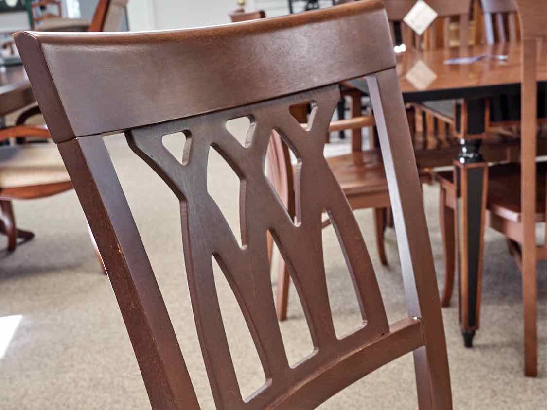 Boston Interiors Dark Cherry Table & Set of 8 Chairs
