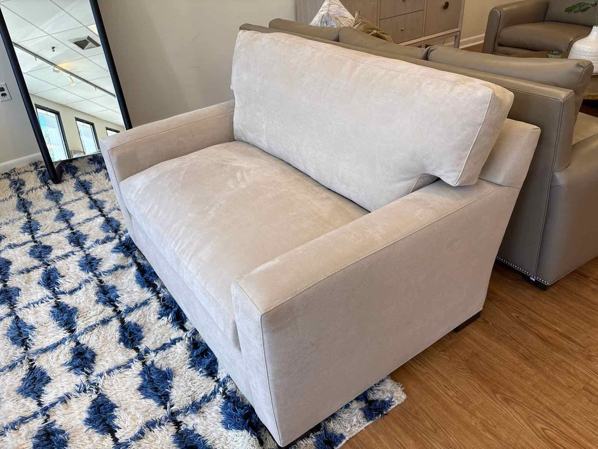 Crate & Barrel 'Axis' Twin Sleeper Chair and a Half