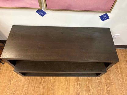 Espresso Console w/ Removable Shelf (AS IS)