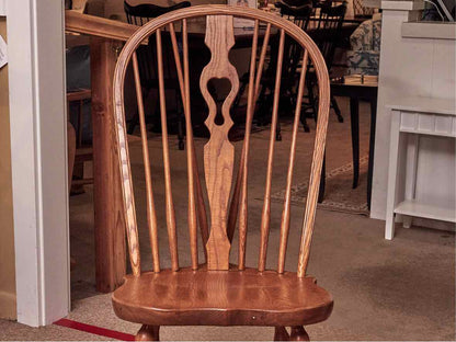 Bent Bros Colonial Oak Oval  Table & 6 Oak Windsor Chair Set