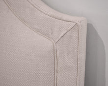 White Linen Queen Bed