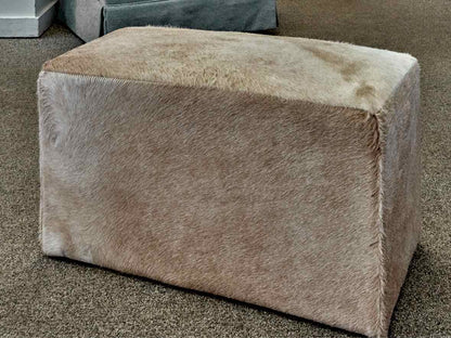 Restoration Hardware 'Cooper' Hair on Hide Ottoman