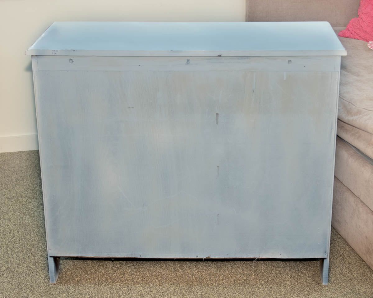Three Drawer Rock Maple Dresser in White