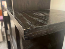 Black Asymmetrical Display Shelf