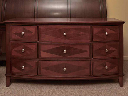 Hamilton & Spill  Cherry Finish 9 Drawer Dresser