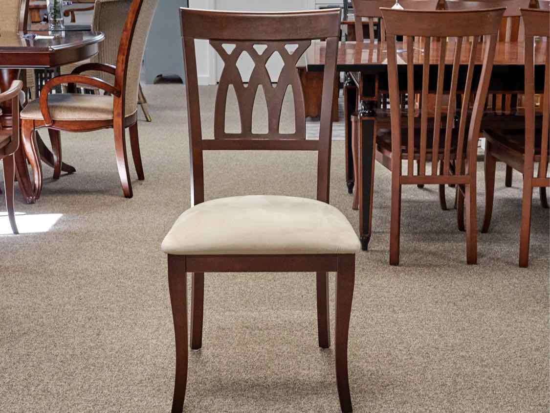 Boston Interiors Dark Cherry Table & Set of 8 Chairs