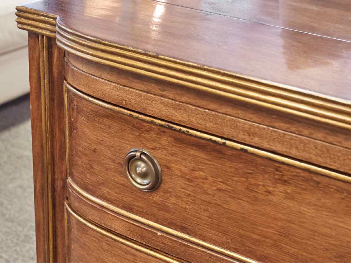 Dessin Fournir Walnut 3 Drawer Accent Chest