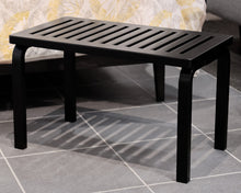 Black Metal Artek Bench