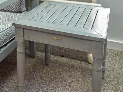 Indoor/Outdoor Set Refinish & Painted in Light Gray