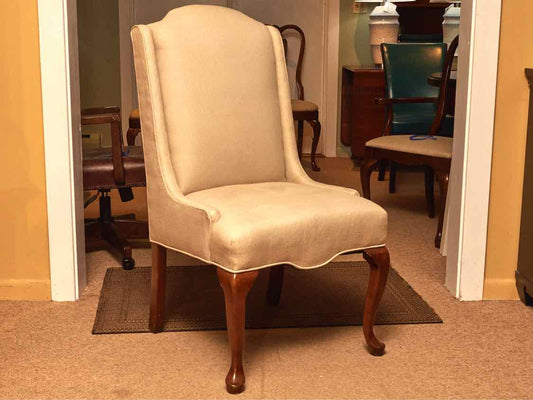 Pair Of Host & Hostess 'Oatmeal' Upholstered Dining Chairs