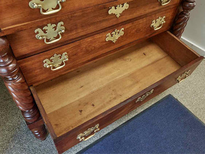 Empire Style Solid Fir Drop Front Secretary Desk