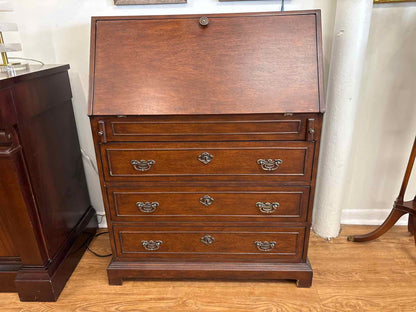 Cherry Drop Front Secretary Desk