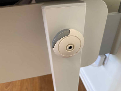 Moll 'Champion' Adjustable Height Desk With Flex Deck Extension