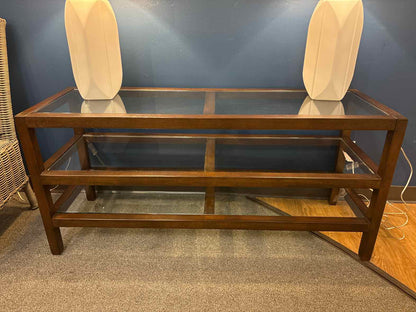 Pottery Barn 'Gayle' Glass Top Console