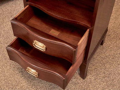 Continental Furniture Solid Mahogany 2 Drawer Nightstand
