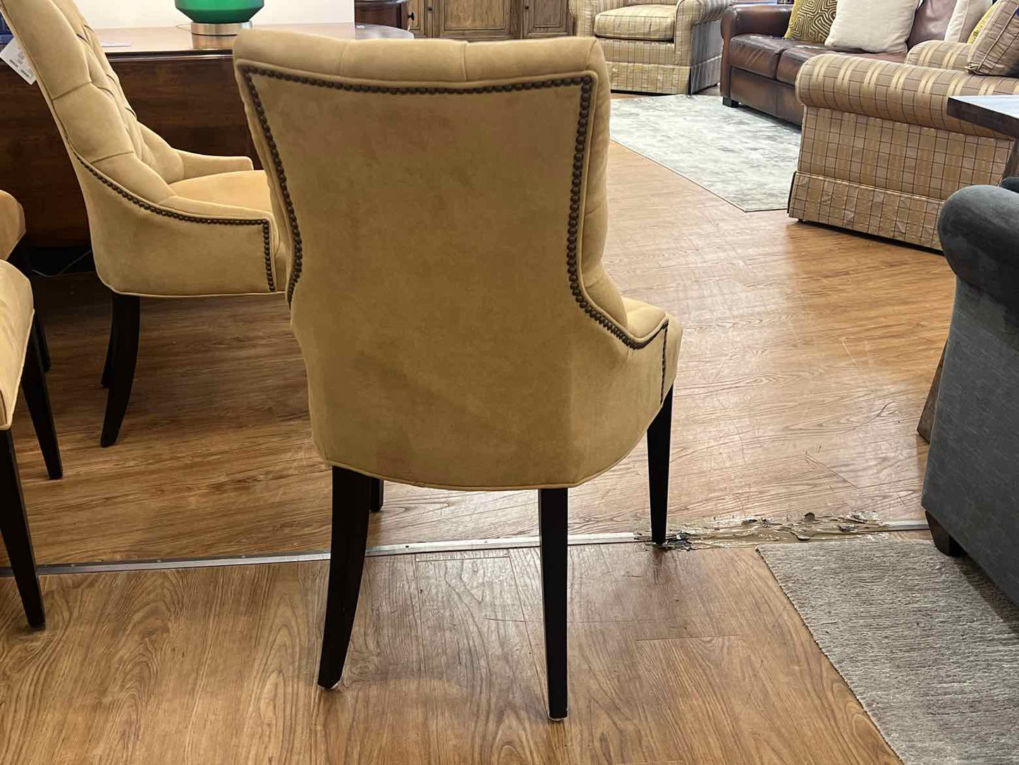 RH Set of 8 'Martine' Tufted Dining Chairs