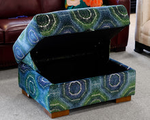Custom Upholstered Storage Ottoman