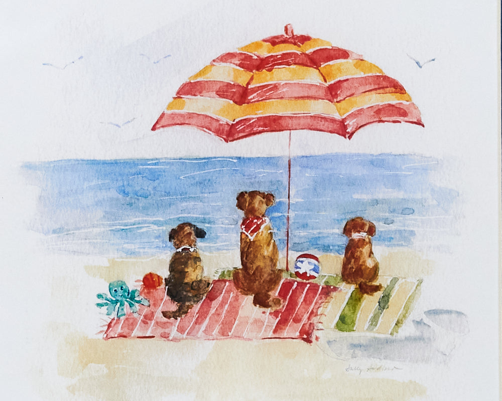 Dog Days Of Summer II Framed Print