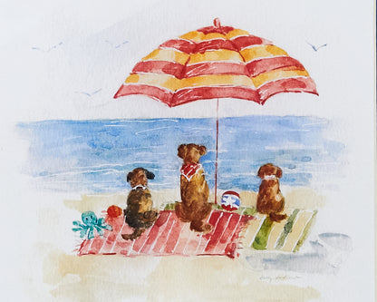 Dog Days Of Summer II Framed Print