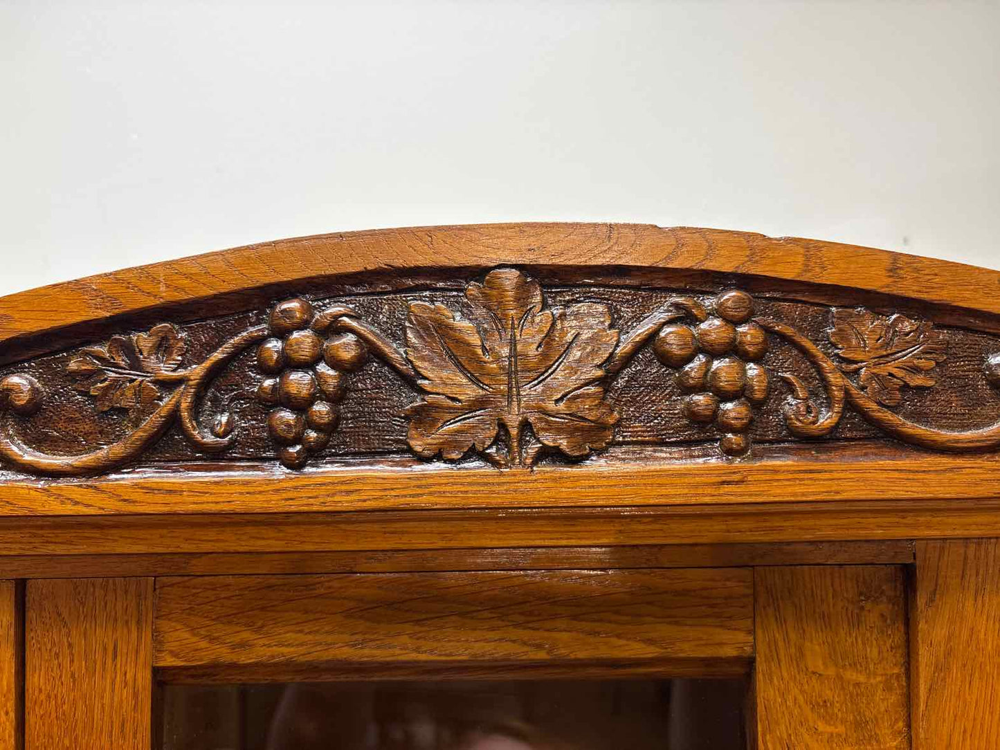 Anqitue Biedermeier 2-Piece Inlaid Cabinet