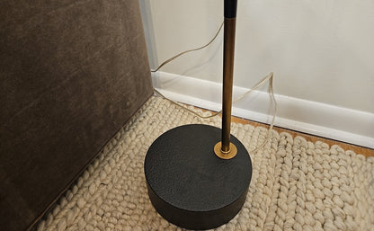 Arteriors 'Yasmin' Black & Brass Floor Lamp