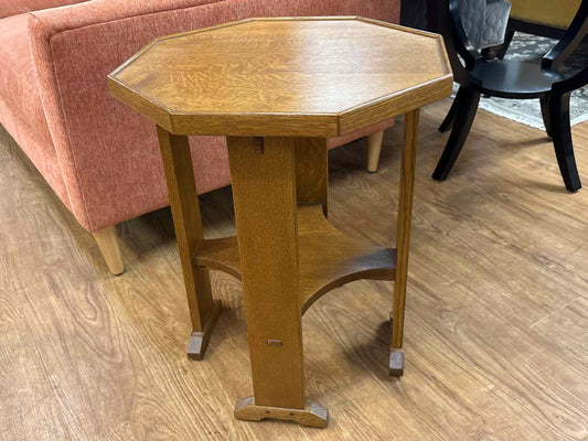 Stickley Octagonal Side Table in Oak