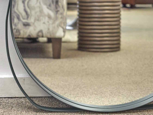 Round Mirror in Gray