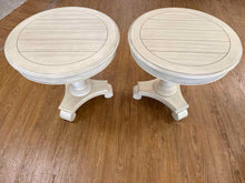 Pair of Distressed Farmhouse Side Tables