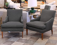 Pair of Hickory Accent Chairs
